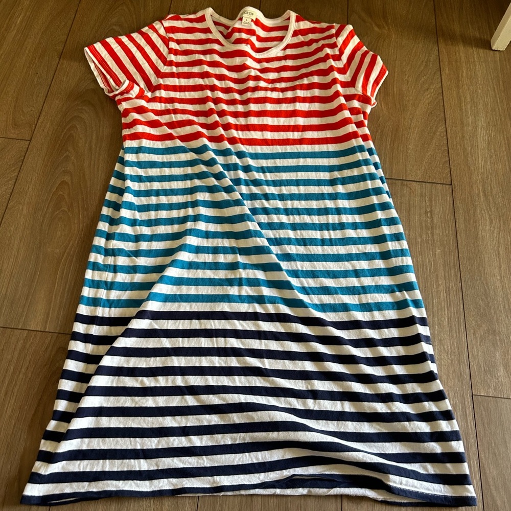 J. Crew Striped Dress